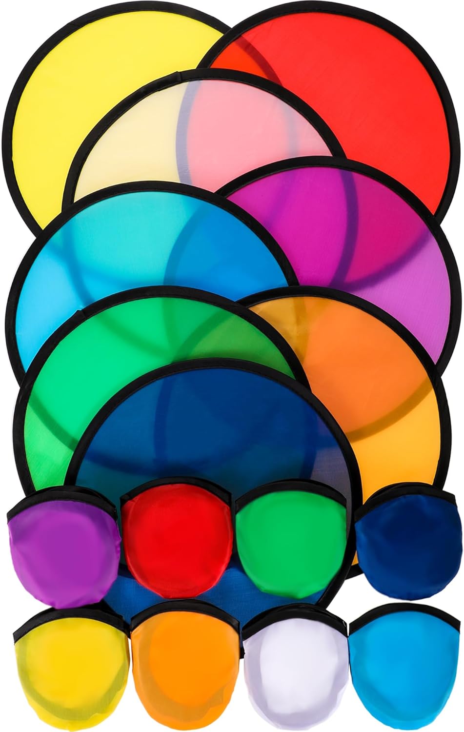 Gejoy Foldable Flying Disc Fans for Summer Outdoor Fun