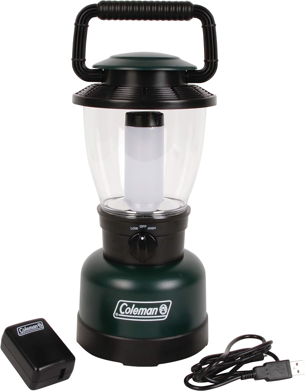 Coleman Rugged Rechargeable LED Lantern, USB Charging Port