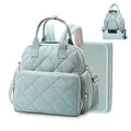 Large Diaper Backpack with Changing Pad - Convertible 6-in-1 Baby Bag