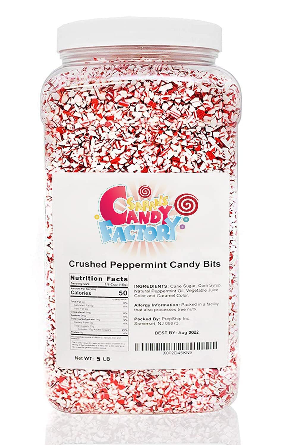 Crushed Peppermint Candy Pieces for Holiday Decorations