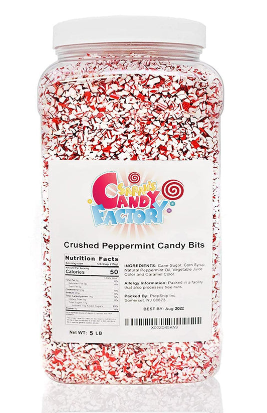 Crushed Peppermint Candy Pieces for Holiday Decorations