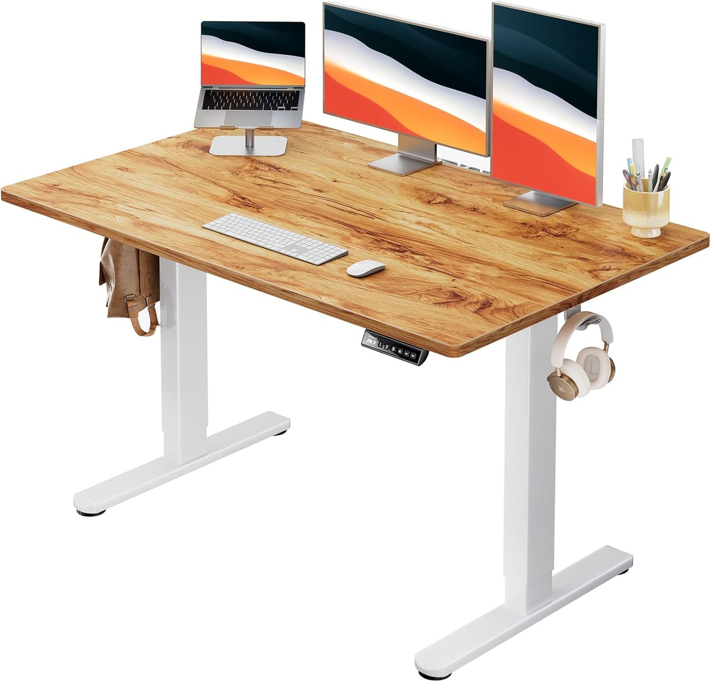 HUANUO Electric Standing Desk with Adjustable Height Features
