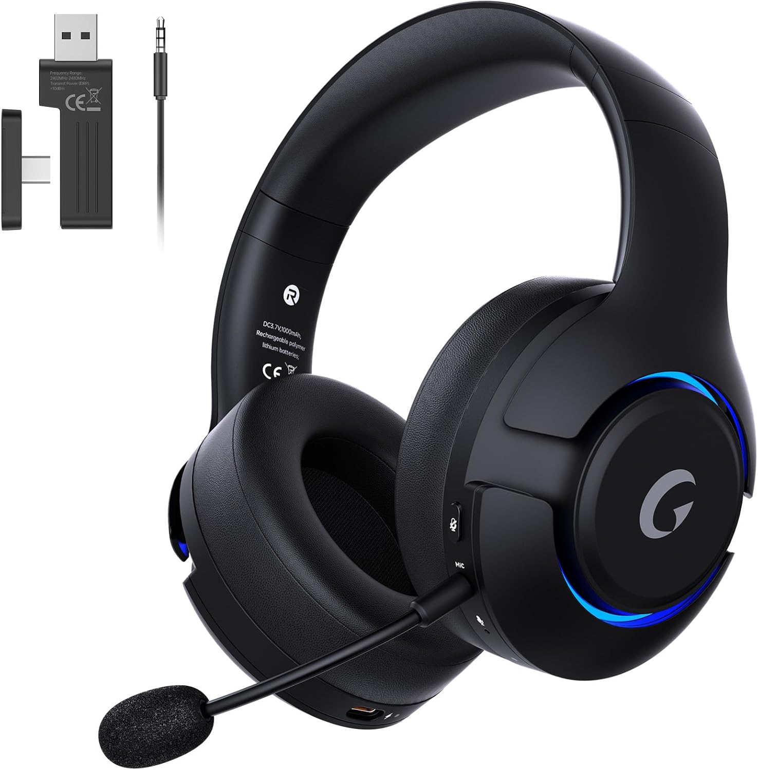Wireless Gaming Headset for PS5, PS4, PC, Mac, and Switch