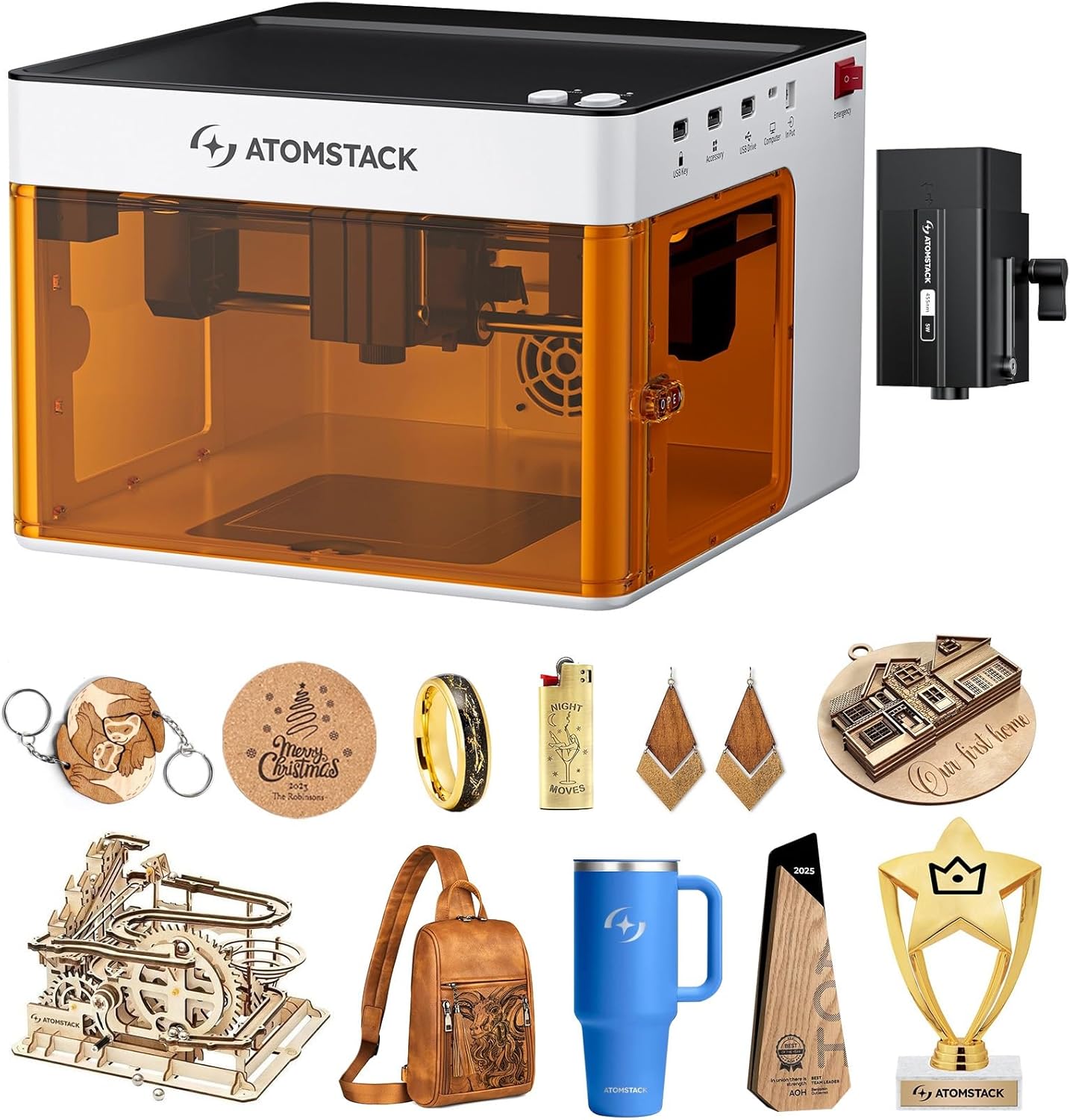 ATOMSTACK P1 5W Laser Engraver for Beginners and DIY Projects