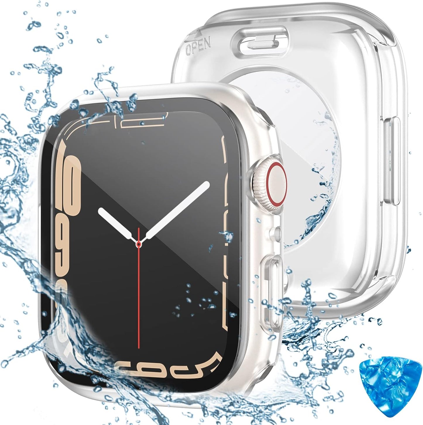 Tensea 2-in-1 Apple Watch Case with Tempered Glass - Waterproof Protection!