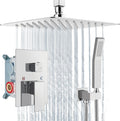 Ceiling Mount Rain Shower Head with Handheld Spray - High Pressure