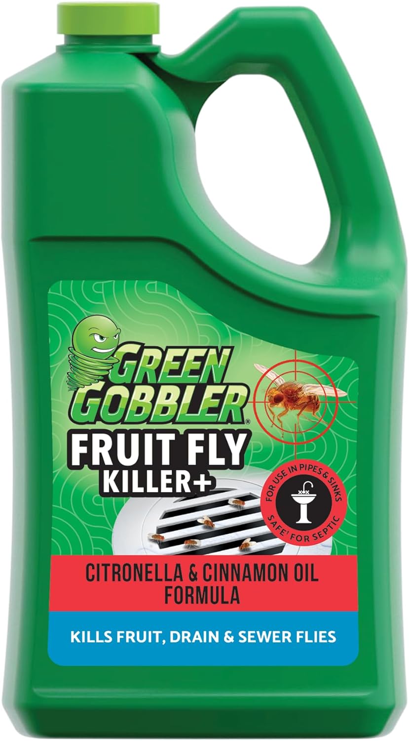 Green Gobbler Fruit Fly Goodbye Gel Drain Treatment for Flies