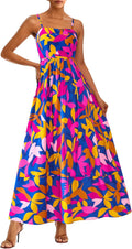 Summer Dresses for Women 2025 Beach Maxi Dress Spaghetti (Style YFL3)