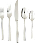 Fortessa Lucca 18/10 Stainless Steel Flatware 5-Piece Place Setting