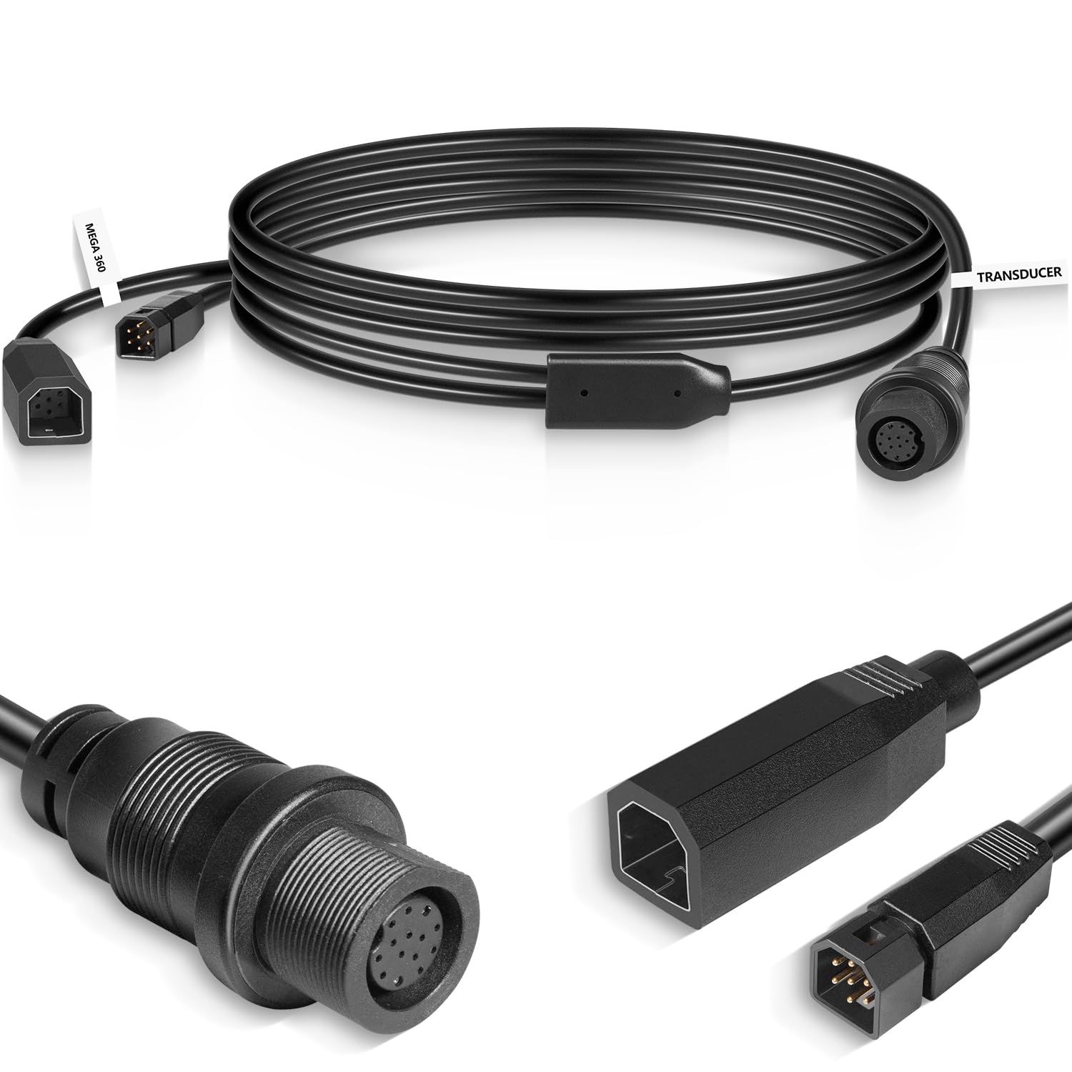 Replacement for Humminbird 720107-1 MEGA 360 Transducer Cable