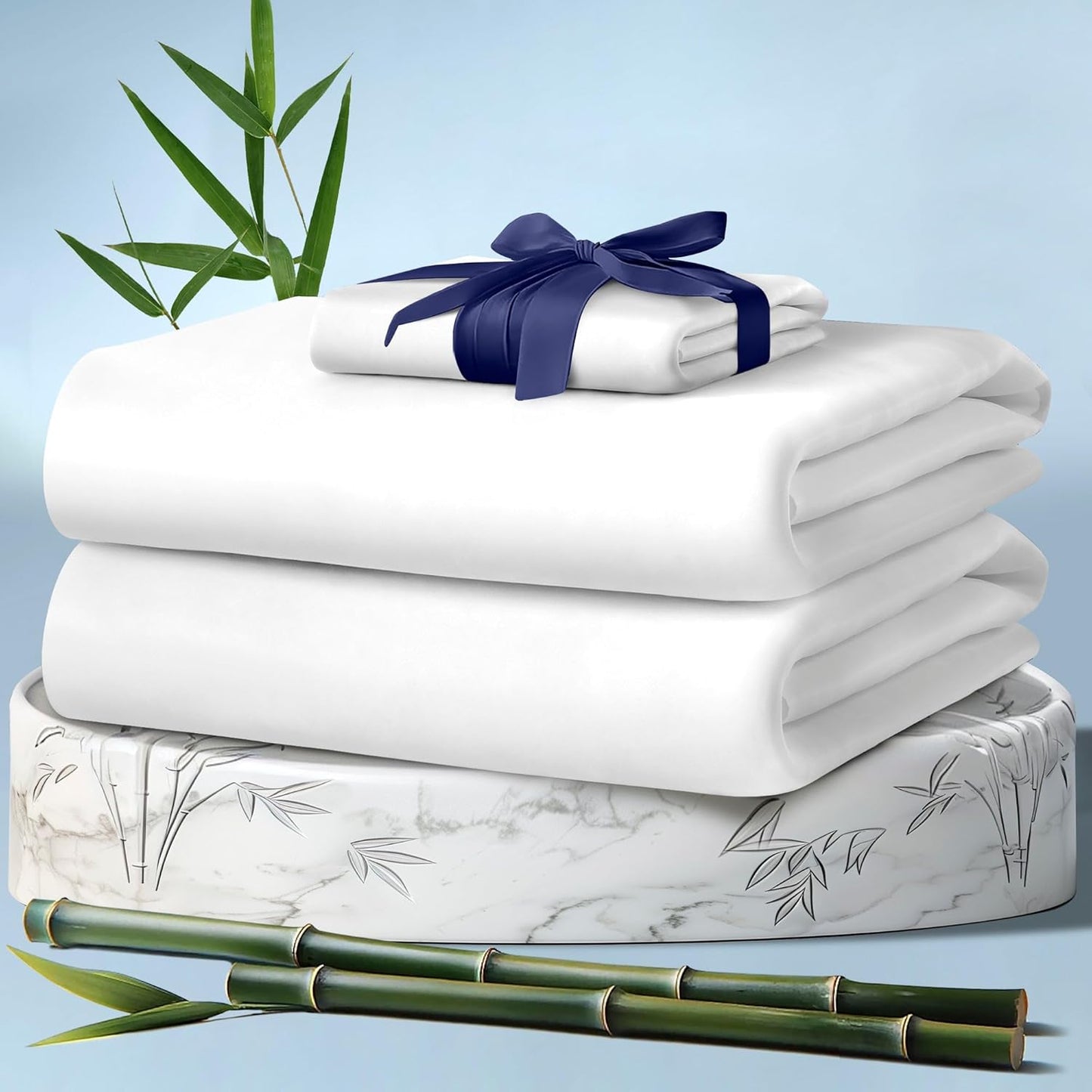 Viscose Derived from Bamboo Sheets Twin Size for Ultimate Comfort