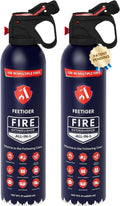 Compact All-in-1 Fire Extinguisher 2-Pack - Portable Home & Travel