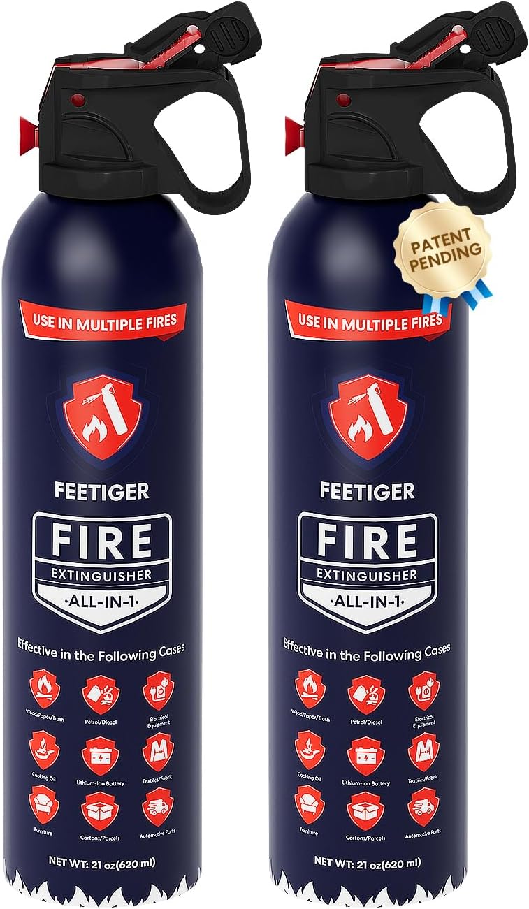 Compact All-in-1 Fire Extinguisher for Home, Car, and Camping