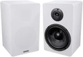 RockShelf 64W V2 400W White 6.5ft Bookshelf Speakers - Clear, Musical