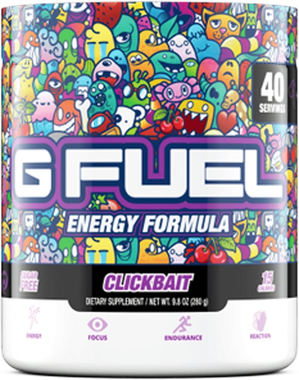 G Fuel Clickbait Energy Drink Powder for Ultimate Gaming Focus