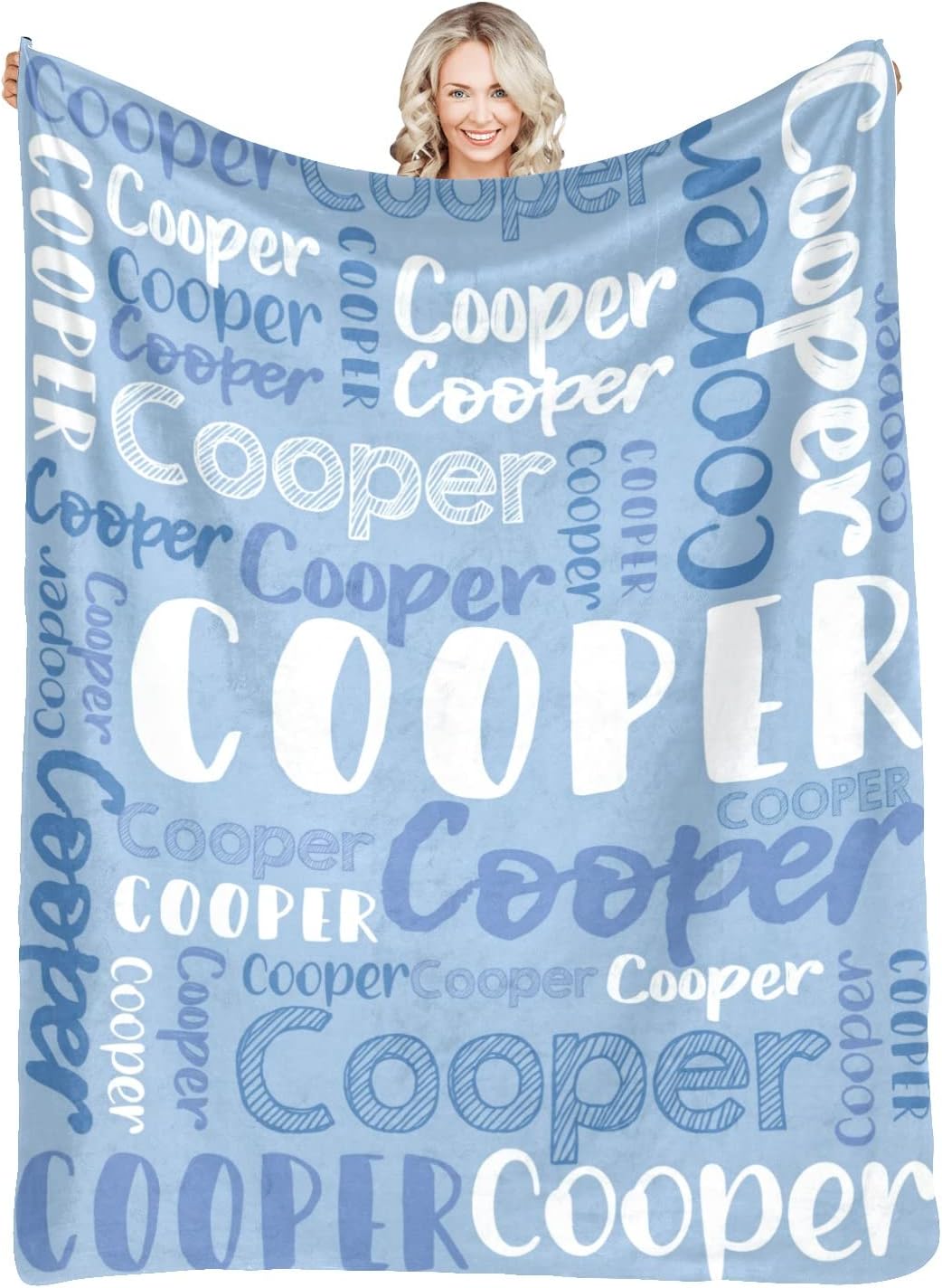 Personalized Blankets for Kids and Adults - Custom Name Throws