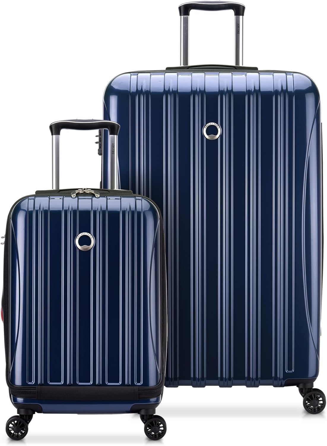 Delsey Luggage Aero 2 Piece Set: Lightweight & Durable Suitcases