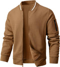 Mens Casual Jacket for Men Lightweight Varsity Coat - Wizoat