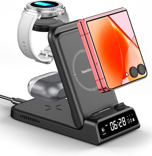 3-IN-1 Charging Station for Samsung Z Flip by SwanScout