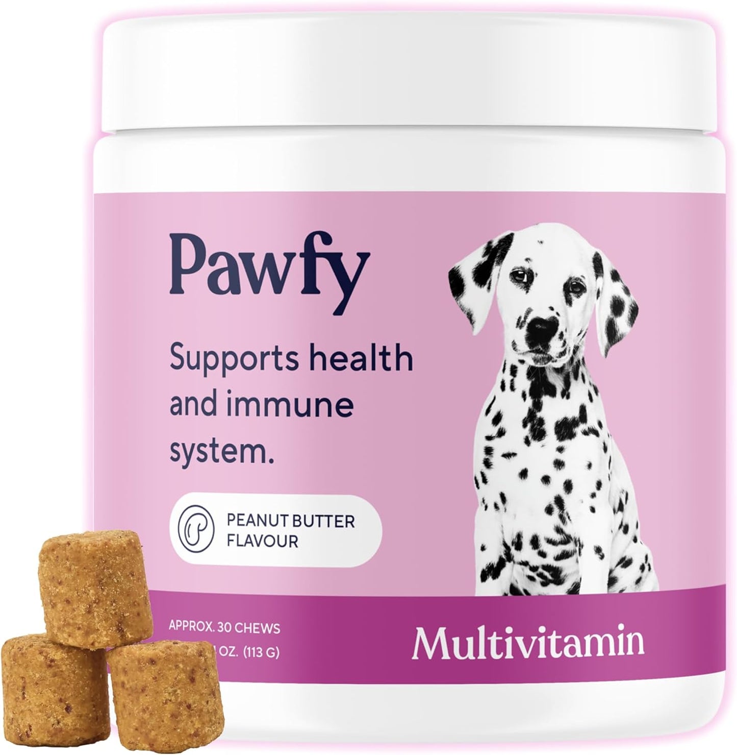 Pawfy Dog Multivitamins 15 in 1 for Skin & Coat Wellness