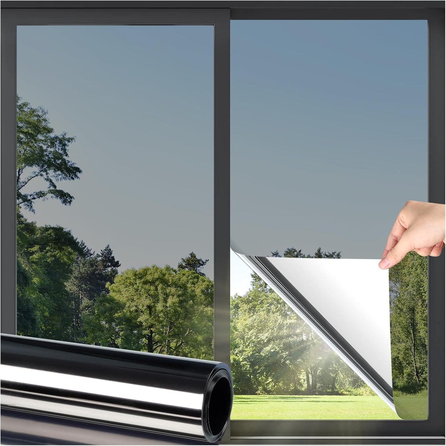 DOWELL Window Privacy Film for Home - One Way Tint Solution