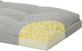 42 Inch Dual-Layer Memory Foam Bench Cushion - Supportive Comfort