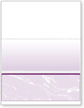 DocuGard Purple Marble Bottom High Security Check Paper - Secure