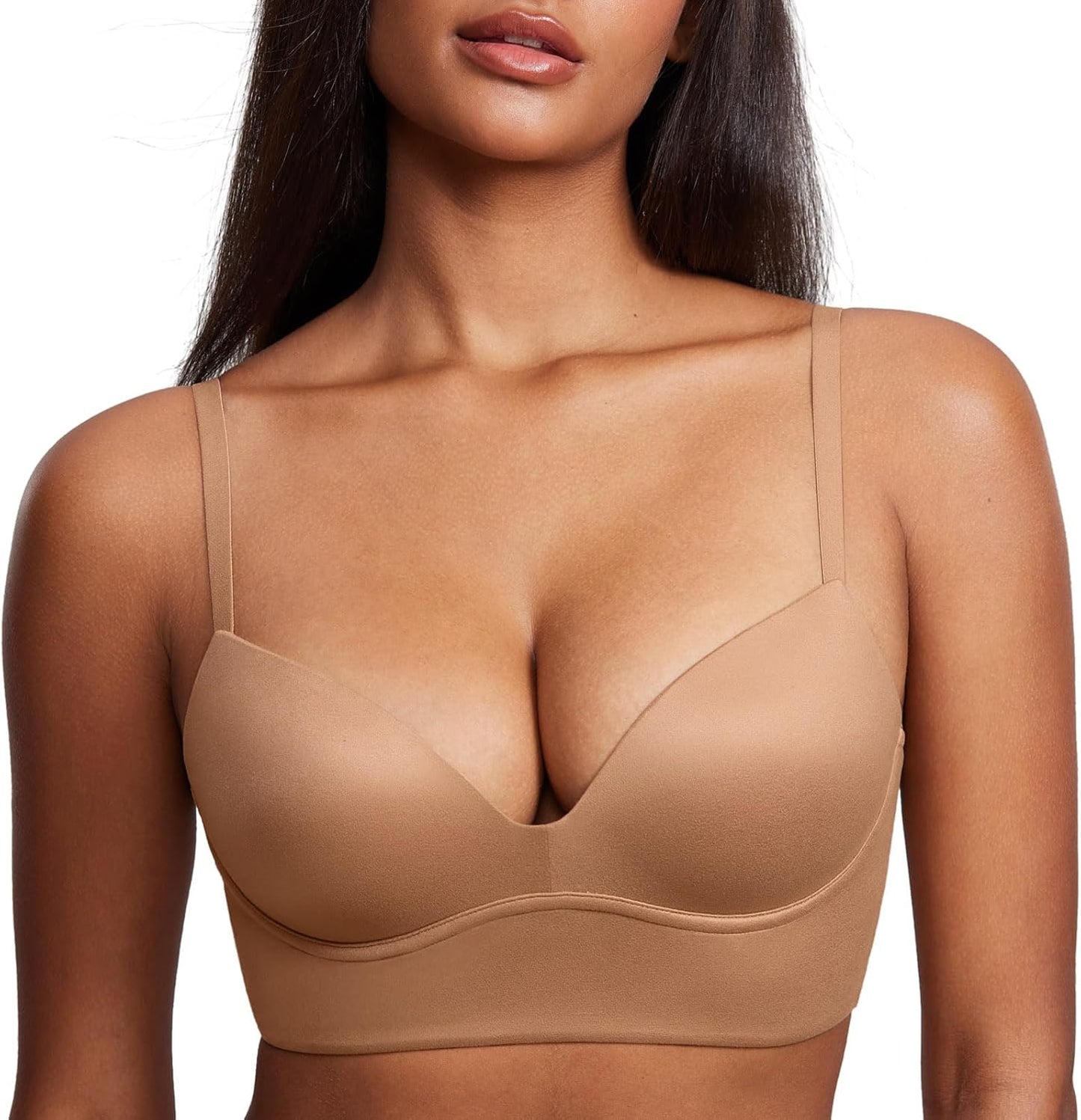 DOBREVA Women's Push Up Wireless Bra for Ultimate Comfort