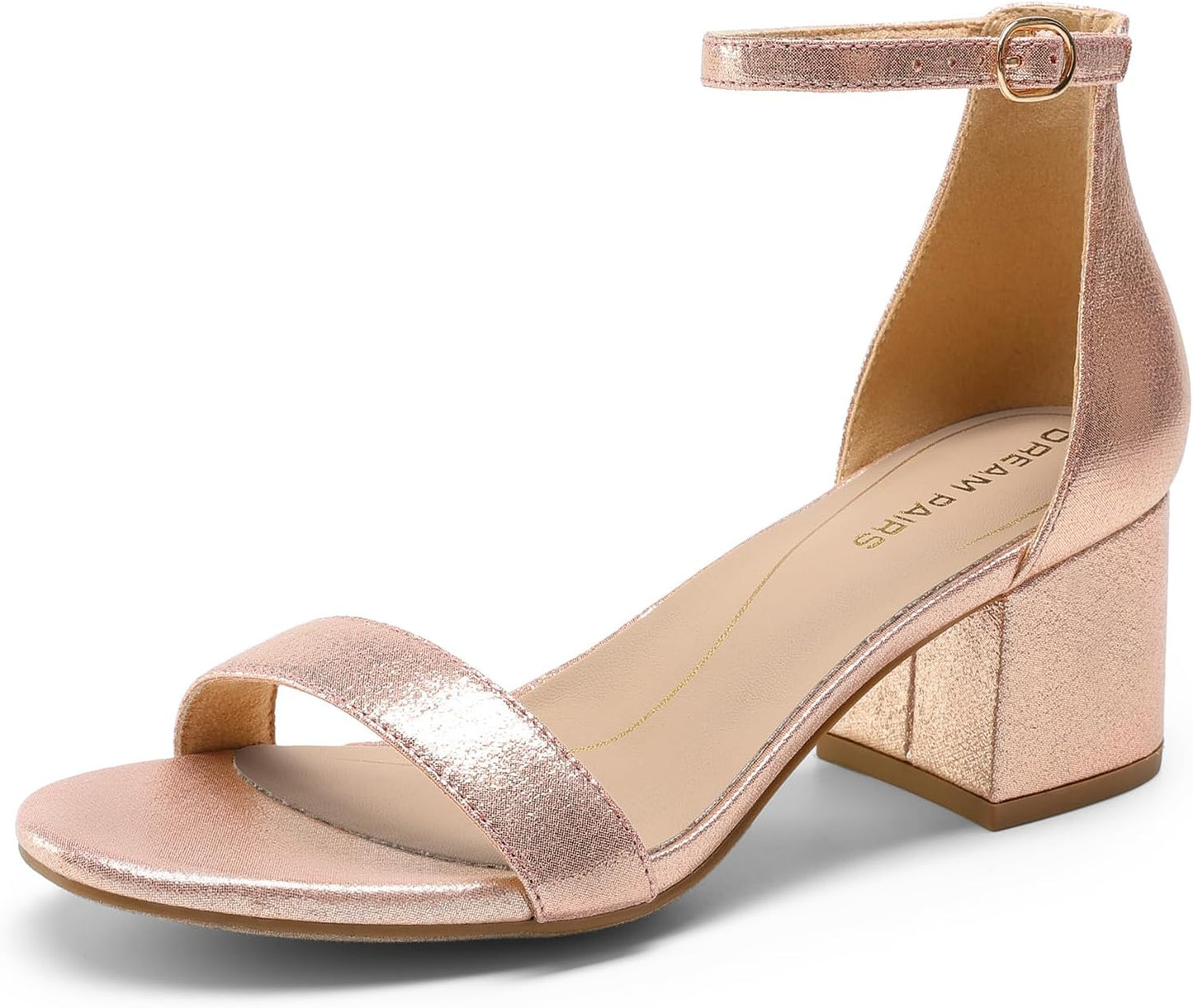 DREAM PAIRS Womens Low-Chunk Low Heel Pump Sandal Review