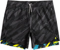 Mens 2 in 1 Workout Shorts with Compression Liner - 5ft Inseam