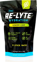 Re-Lyte Electrolyte Drink Powder Mix Lemon Lime - Hydrating, Zero Cal