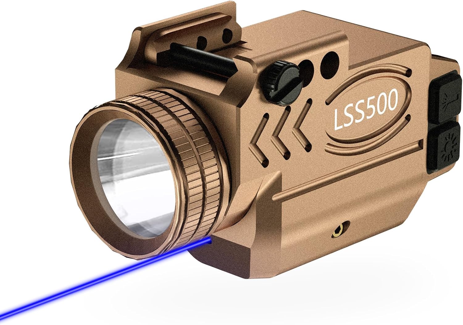 1000 Lumens Pistol Light with Blue Laser Combo for Tactical Use