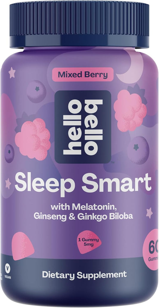 Sleep Smart Vegan Gummies with Melatonin - Berry Bliss