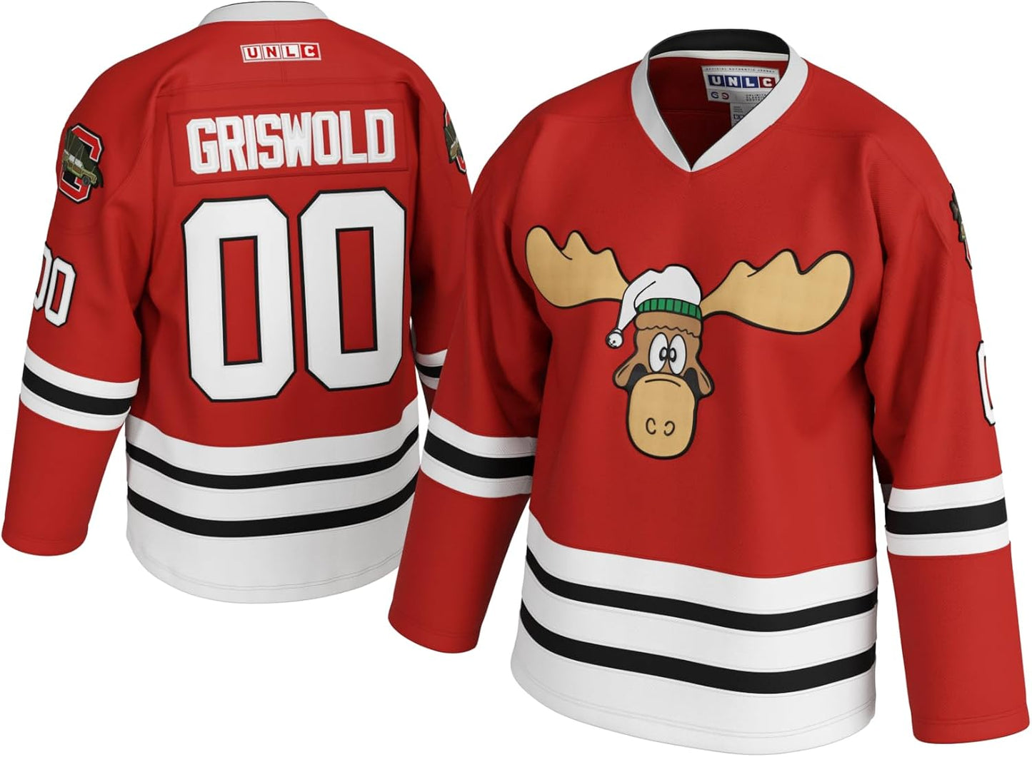 Griswold Moose Clark #00 Hockey Jersey for Movie Fans and Sports