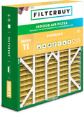 Filterbuy 20x25x6 Air Filter MERV 11 for Pet & Allergy Defense