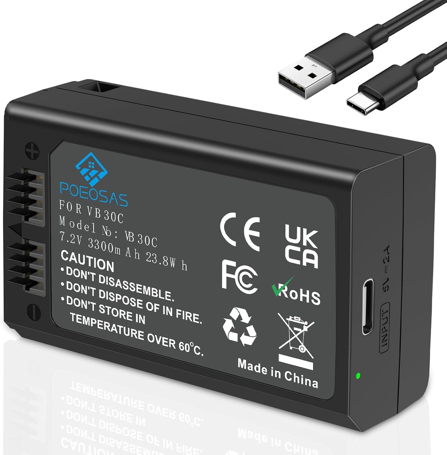 V1 Rechargeable Battery 3300mAh for V1 V860 III Flash Speedlite
