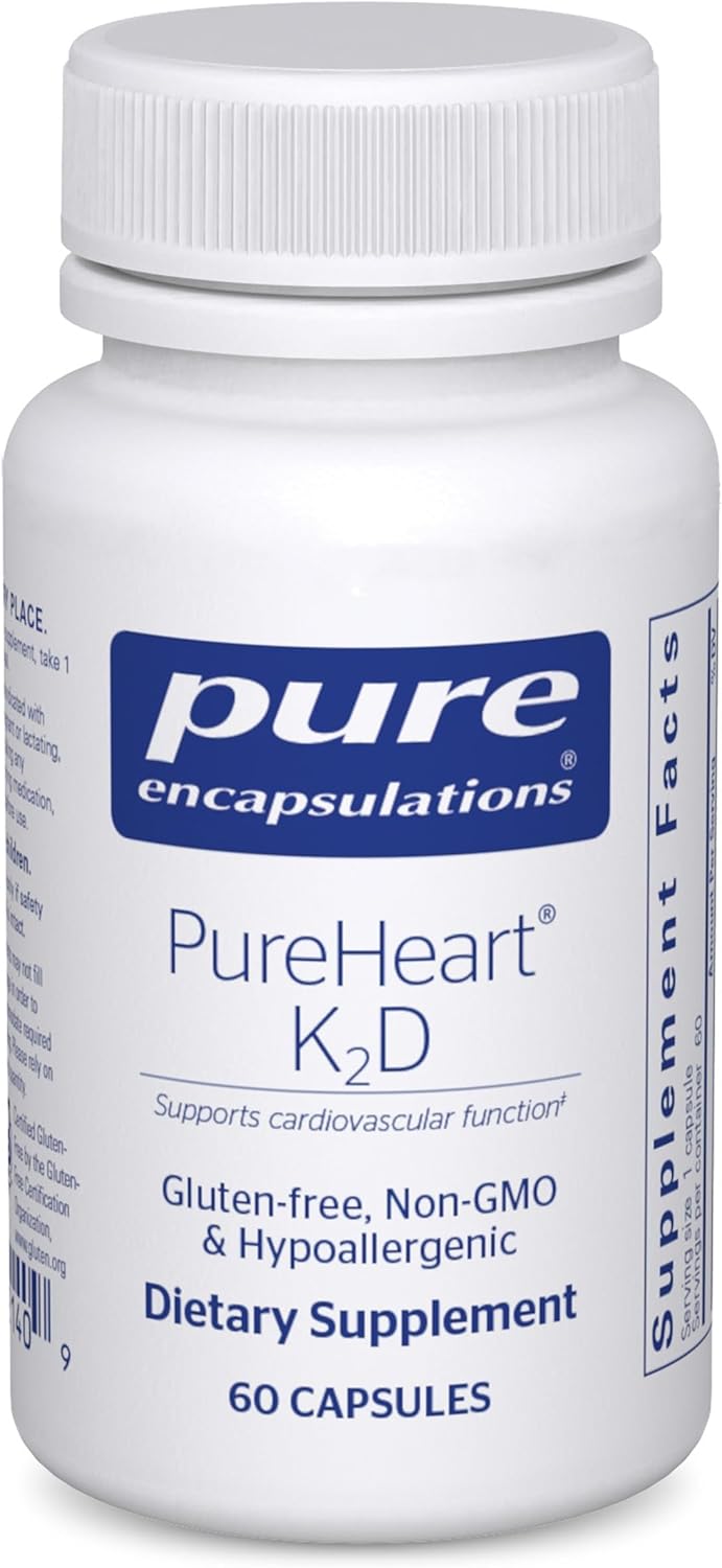 PureHeart K2D Heart Health Supplement with Vitamin K2 & D3