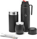 Complete Yerba Mate Set - Modern Stainless Steel Mate Kit - Durable