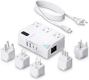 Travel Voltage Converter 220V to 110V for International Use