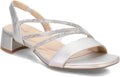 Women's Joy Strappy Sandal Heeled - Rhinestone Accent Dress Sandal