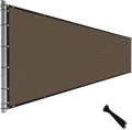 TANG Fence Privacy Screen Brown 4 ft x 45 ft - Heavy Duty Privacy