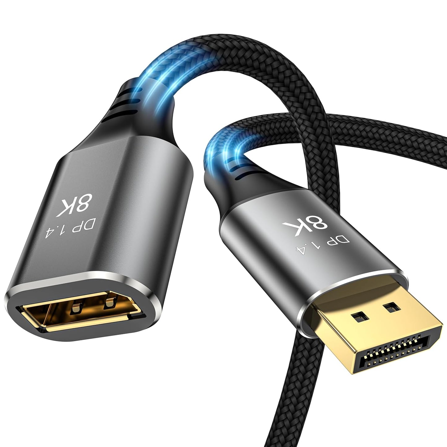 8K DisplayPort Extension Cable - Crisp 8K@60Hz Clarity