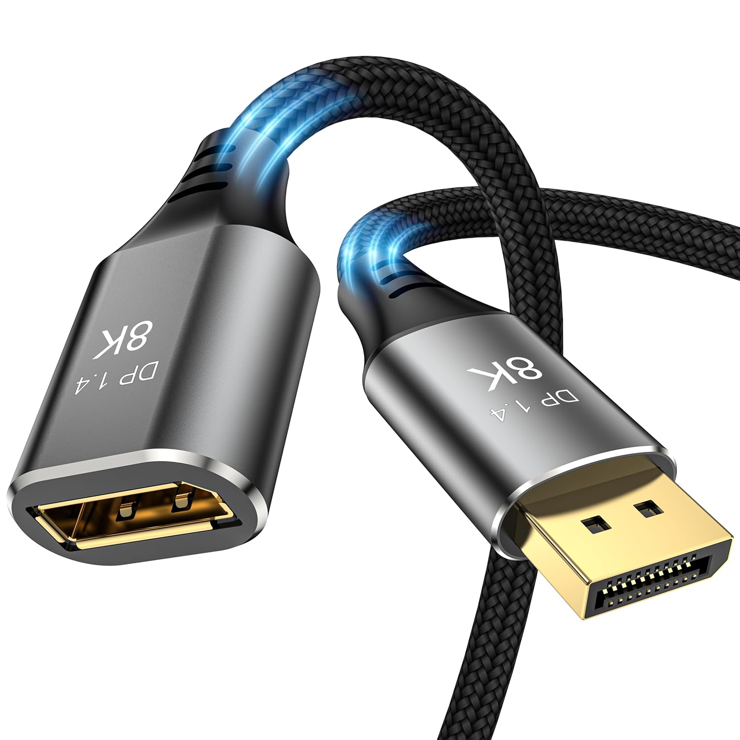 8K DisplayPort Extension Cable - Crisp 8K@60Hz Clarity