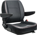 Universal Forklift Seat Fold Down Tractor Seat with Armrest