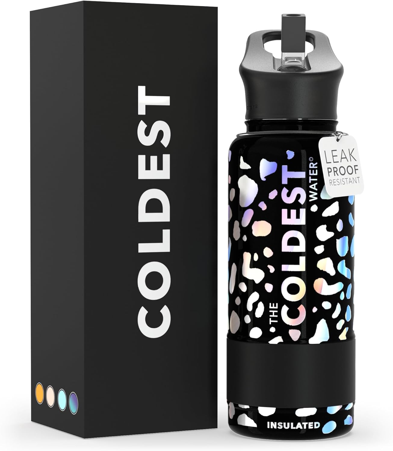 Coldest Insulated Water Bottle with Straw Lid for Active Lifestyles