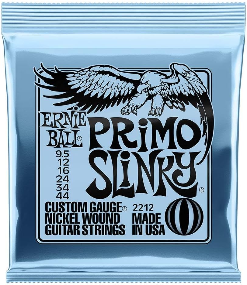 Ernie Ball 2212 Primo Slinky Electric Guitar Strings Triple Pack
