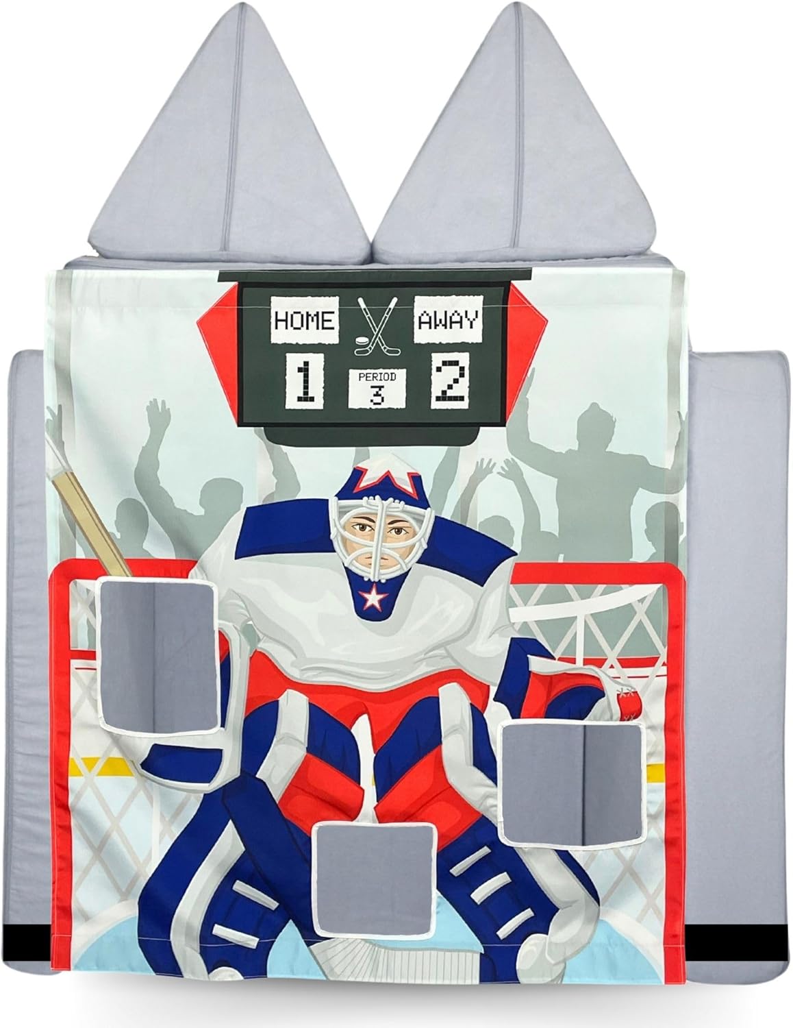 Hockey Play Panel for Childrens Foam Sofa by Couch Swag