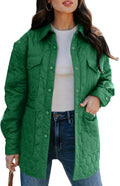 Quilted Jackets for Women Lightweight Button Down Puffer Jacket Shoes