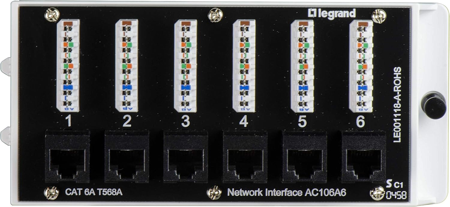 Legrand OnQ Home Theater Patch Panel for Wired Ethernet