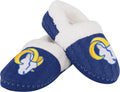 FOCO Women's NFL Team Color Moccasin Slippers - Cozy Cushioned Fit